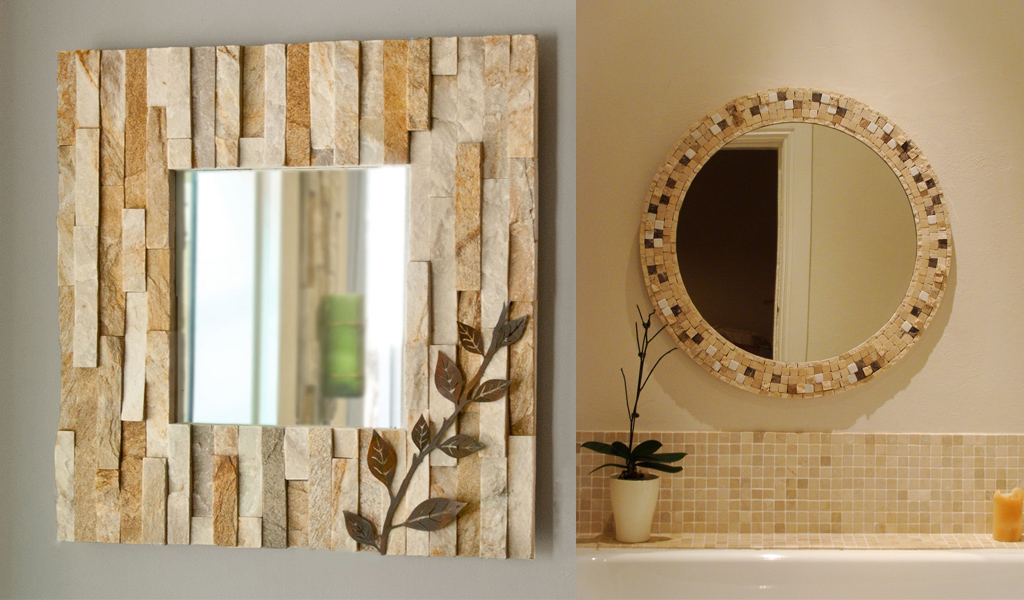 Stone Decor Mirrors